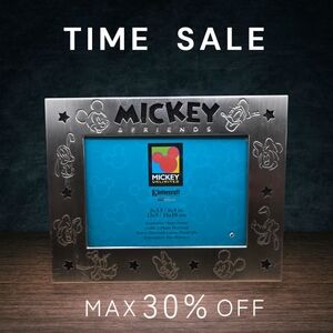Silver Mickey & Friends Picture Frame
